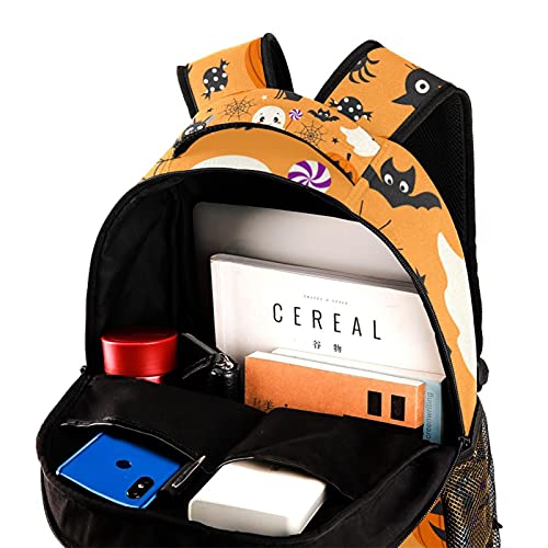 Sac à dos d'école antivol pour ordinateur portable en tissu sergé - 4