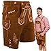 HOFGLANZ Herren Lederhose, traditionelle Trachtenhose in Hellbraun und Dunkelbraun, Größen 46-58 (DE/NL/SE/PL, Numerisch, 50, Regular, Regular, mittelbraun) MI 4 günstig Kaufen-HOFGLANZ Herren Lederhose, traditionelle Trachtenhose in Hellbraun und Dunkelbraun, Größen 46-58 (DE/NL/SE/PL, Numerisch, 50, Regular, Regular, mittelbraun)