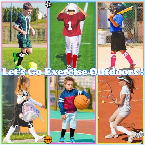 Sarfel Kids Soccer Socks Toddler Baseball Socks Youth Softball Sock Boys Football Sock Team Sports Girls Athetic Accessory3