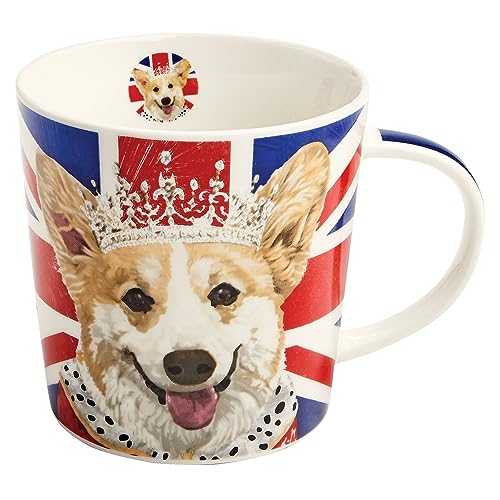 Paperproducts Design Royal Corgi Gift-Boxed Bone China 13.5 oz Cy...