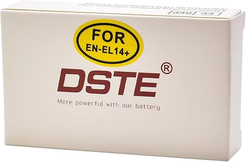 Miniatura 9 de DSTE EN-EL14 Batería de iones de litio de repuesto para cámara digital Nikon D5100 D5200 D5300 D5500 D5600 DF P7000 P7100 P7200 P7700 P7800 D3400