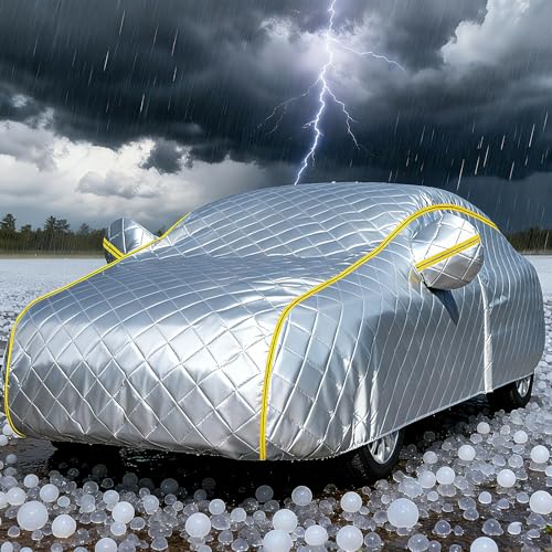 【Avviso di sicurezza notturno】 Questo spesso telo copriauto invernale è progettato per Alfa Romeo Giulietta Spider(1954-1965). Il telo è dotato di strisce riflettenti estese, che migliorano significativamente la visibilità durante il parcheggio notturno, aumentando così la sicurezza e riducendo il rischio di incidenti. La comoda porta con cerniera sul lato conducente consente un facile accesso agli oggetti all'interno del veicolo senza rimuovere il telo.