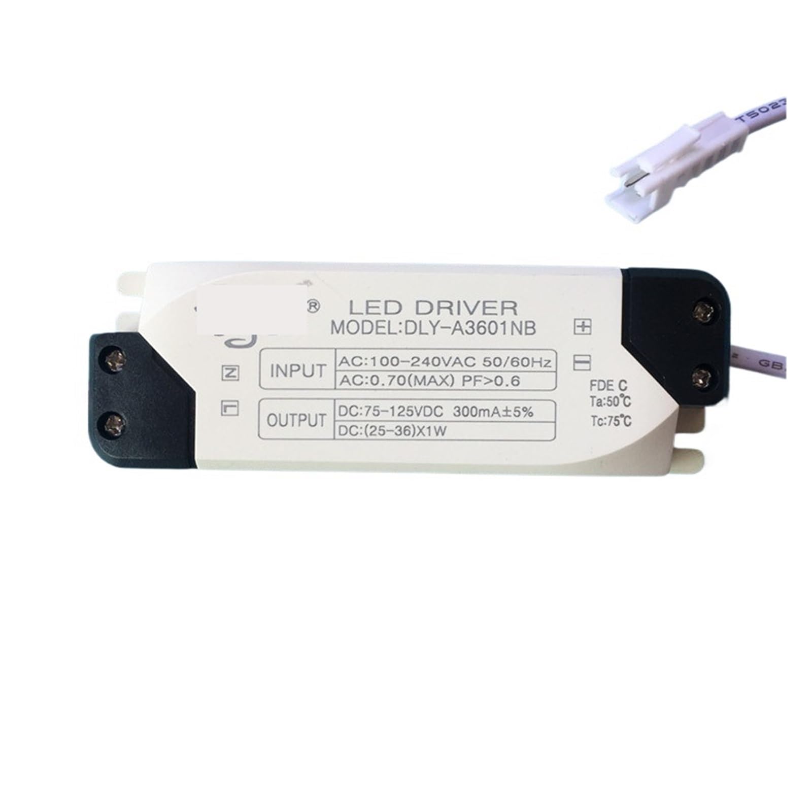 Ballast led pour projecteur et rail assurant une intensité constante