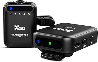 Xvive U6 Ultra Compact Wireless Lavalier Microphone System for Smartphone, Camera, Computer