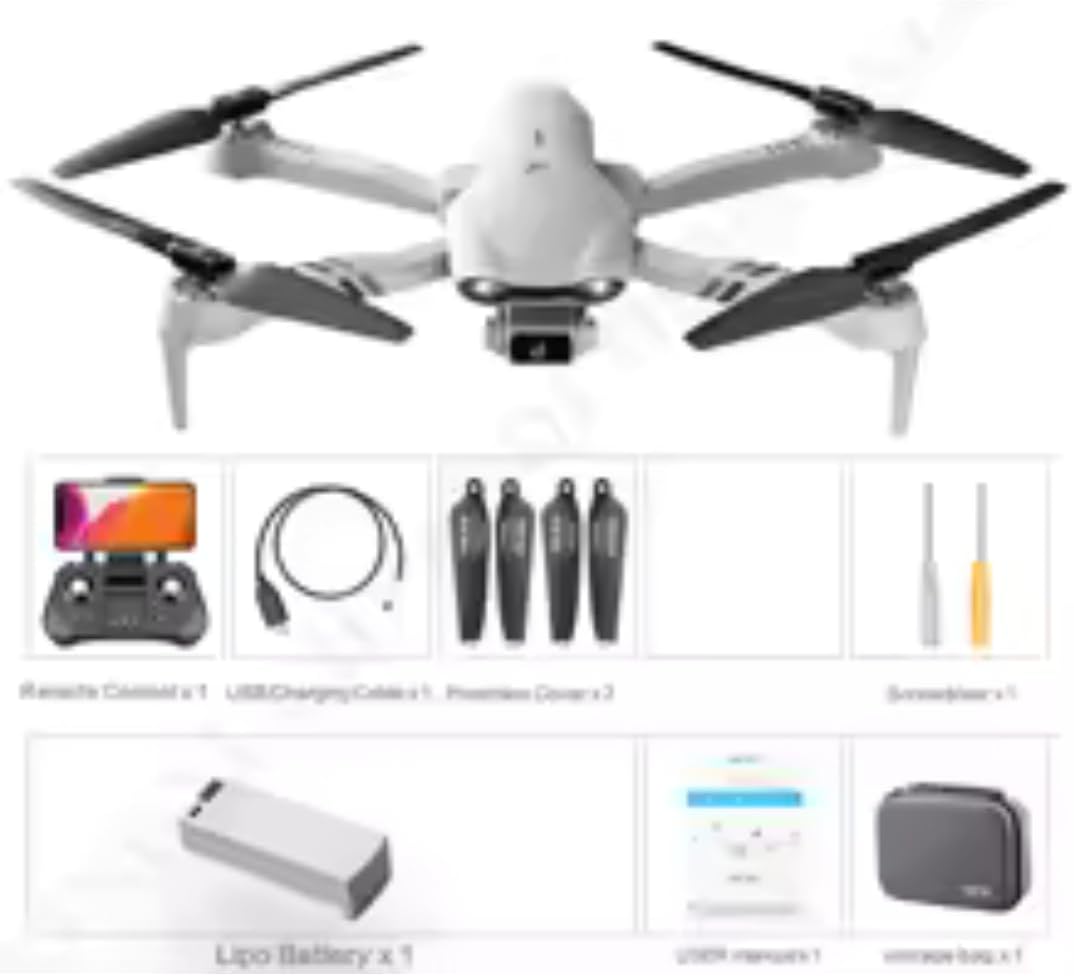 5180zNawSwL._AC_SL1350_ Drone F10-GPS 4K Profissional com Câmera Dupla HD FPV – Grande Angular, Estabilizador de Imagem, Transmissão em Tempo Real e Mais!