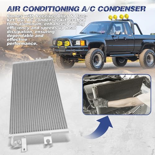 Image of Air Conditioning A /C Condenser Compatible with Toyota Pickup # 3931, 8846089109