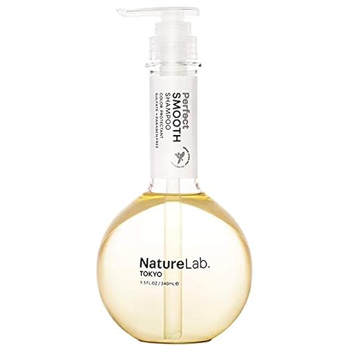 NATURELAB. TOKYO Champú liso perfecto control de encrespamiento sin peso para un cabello y cuero cabelludo más suaves y saludables I 11.5 onzas
