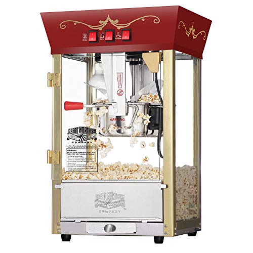Great Northern Popcorn Red Matinee Movie Theater Style 8 oz. Ounce Antique Popcorn