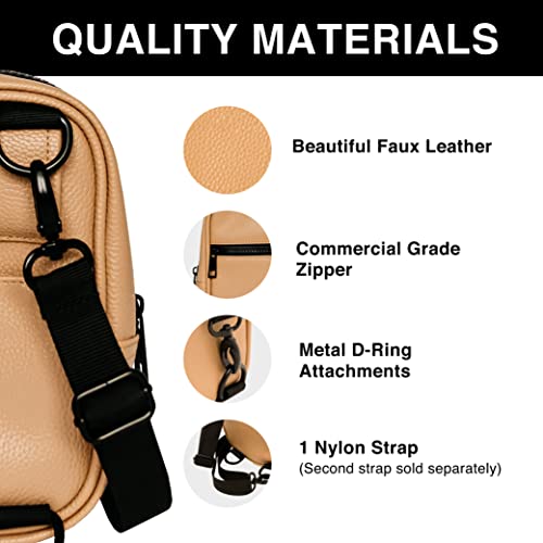 Leather Crossbody Bag for Women, Men, and Girls - Versatile Travel Backpack