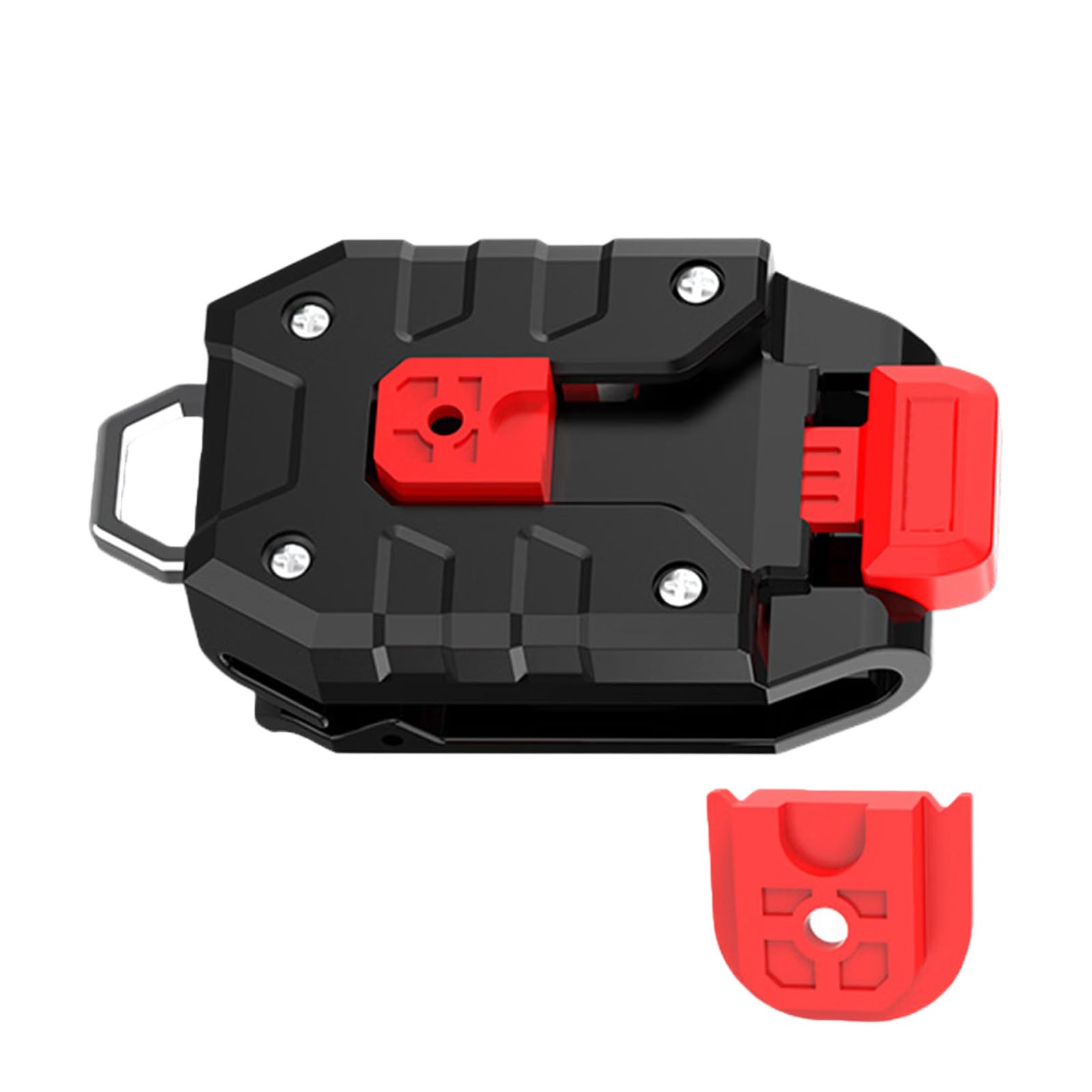 Duty Measuring Tape Attachment with Quick Connecting Feature Reinforced and Metal Materials Retractile Tape Clip