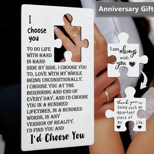 llxxeyopqdxz Wedding Gifts for Husband from Wife, Wallet Card Love Gift for Men, Birthday Card for Husband, Romantic Cards for Husband, Gifts for Boyfriend, Wallet Inserts3
