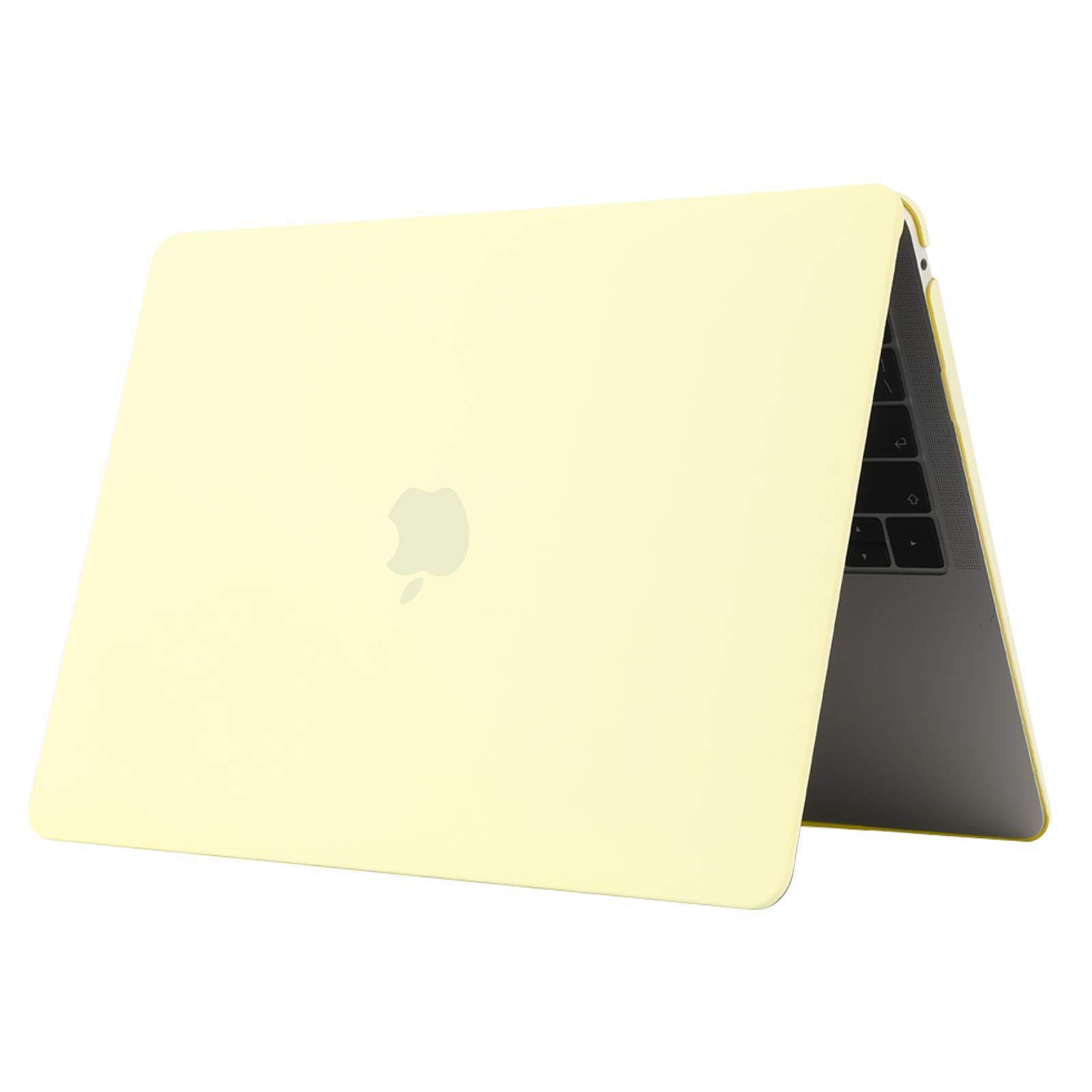 Se7enline compatible with MacBook Air 13 Inch Case 2024 2023 2022 2021 2020 2019 2018 Hard Shell Case Cover for Mac Air 13-Inch with Retina Touch ID A1932/A2337/A2179 & Keyboard Cover, Mellow Yellow — view 5