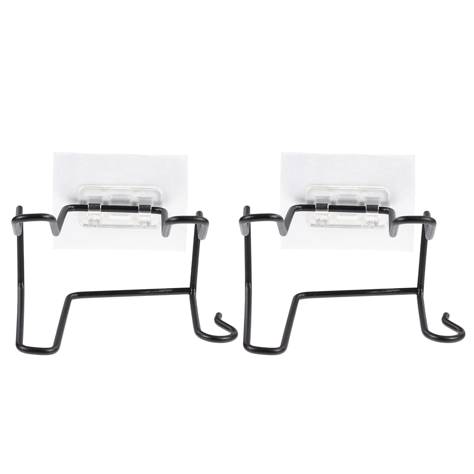 BDAYEK Hair dryer holder Barber Tool Rack，2pcs Hair Dryer Racks Bathroom Storage Wall Brackets Bracket