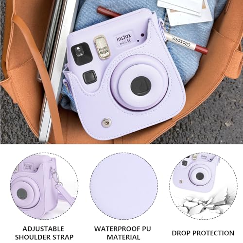 Accesorios CAIYOULE para cámara Fujifilm Instax Mini SE Bolsa morada miniatura 2