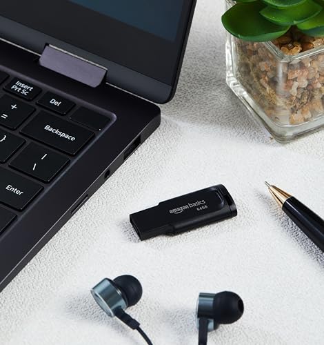 Amazon Basics 64 GB Flash Drive | USB 2.0 E Series | Temperature, Shock and Vibration Resistant | Plastic Body Finish - Image 4
