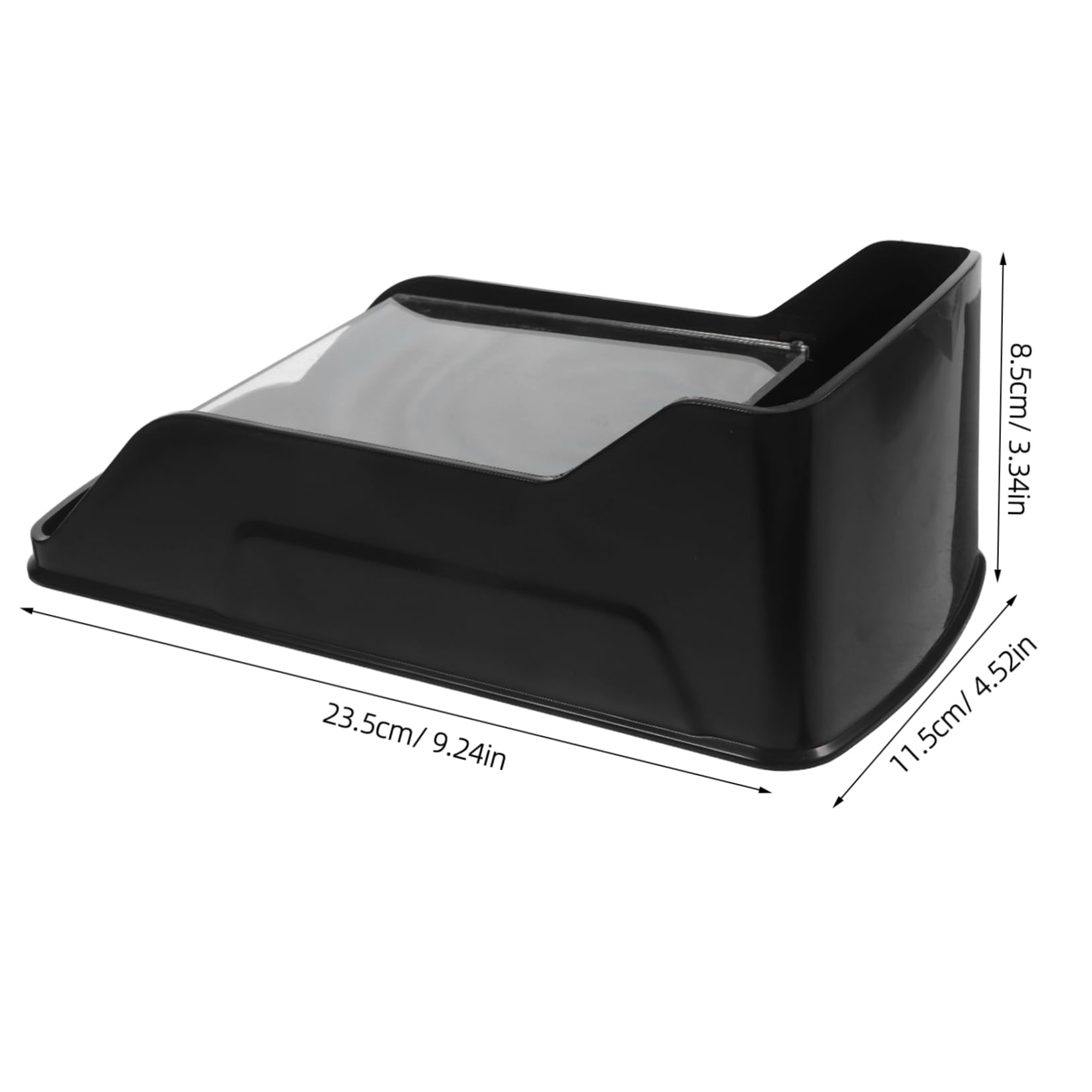 Angoily Plastic Doorbell Rain Cover Weatherproof Access Control Machine Protector with Transparent Flip Cap for Easy Installation Compatible with Keypad Attendance Devices