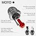 EARPEACE Moto - Reusable Motorcycle Earplugs - Motorcycle Ear Plugs Wind Noise Protection - Comfortable Ear Plugs for Motorcycle Riding with High Fidelity Filter Noise Canceling Up to 26dB