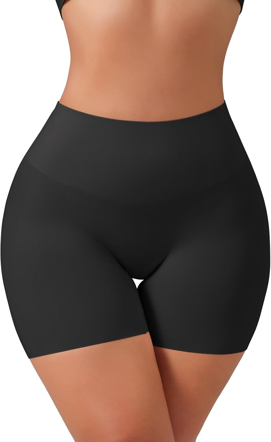 Shapewear for Women Tummy Control Panties Shapewear Shorts for Under Dresses Women Compression Shorts Black-thin Large