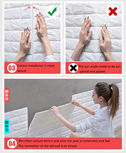OFAY Adesivo Murale 3D Pannelli Murali Autoadesivi...