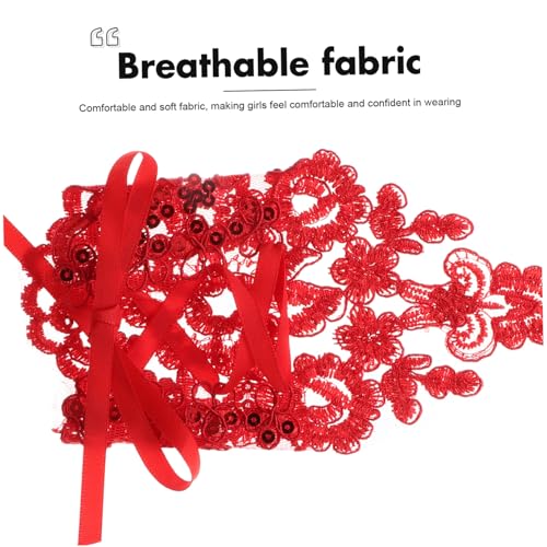 Homoyoyo 1pair Lace Gloves for Little Girls Elegant Flower Girl Performance Gloves for Weddings Parties and Dance Comfortable Design Lace3