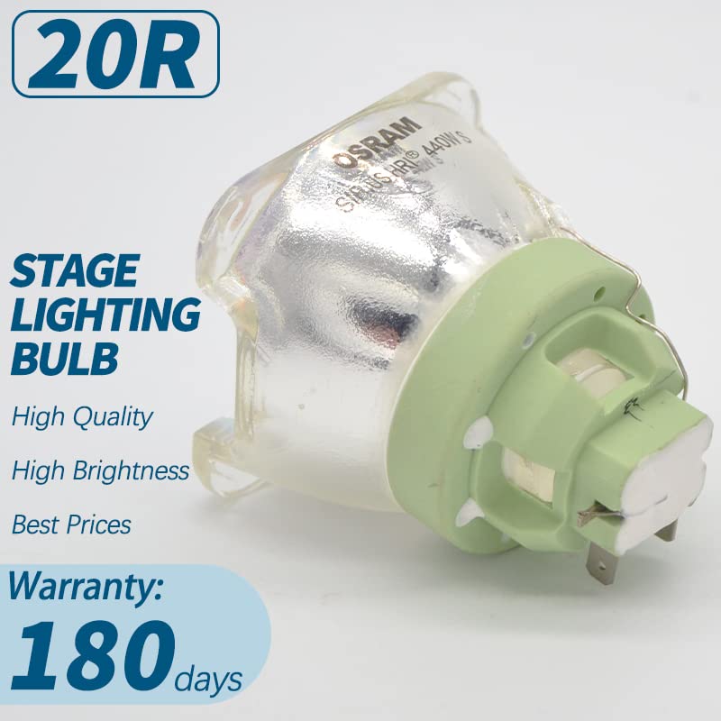 SeiZed 20R 440W Sharpy Beam/Foco de Cabeza móvil 461W 470W 482W lámpara de Escenario de luz de Platino sin balasto (Color : 470W)