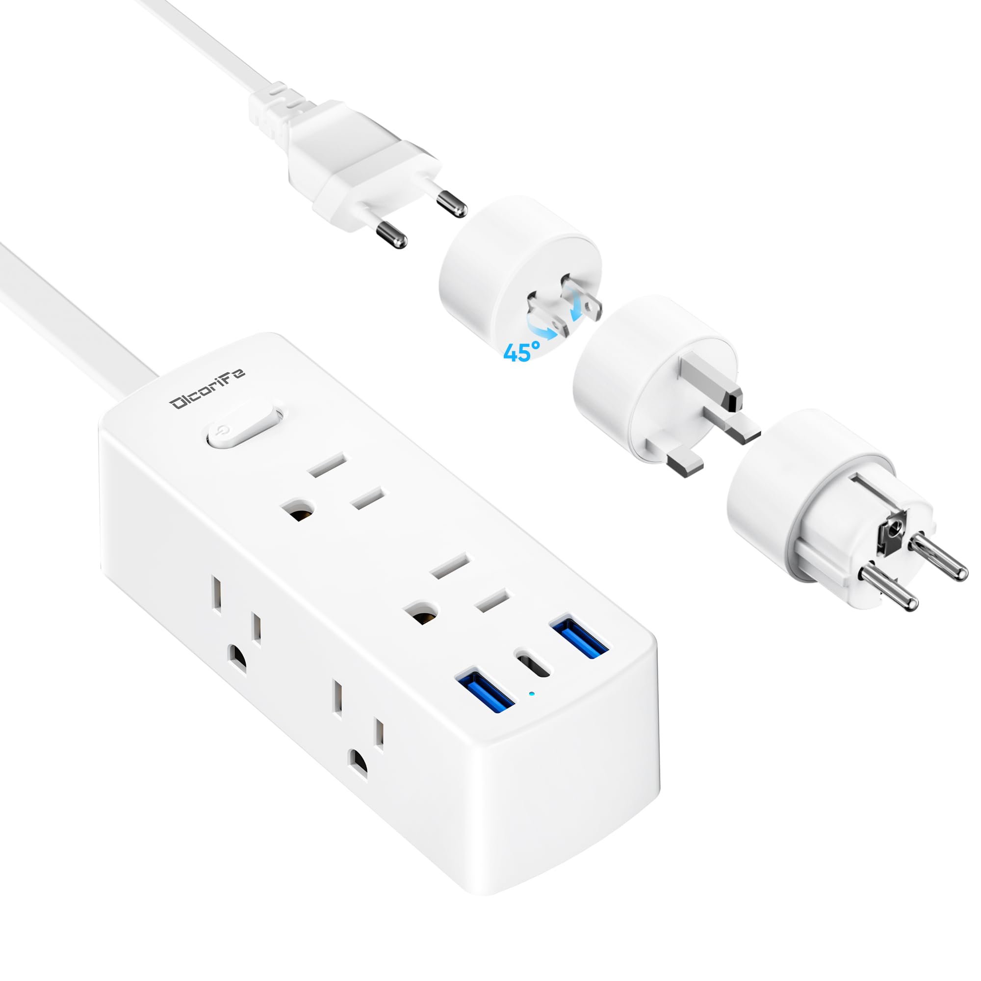 Olcorife 9-in-1 USB-C Power Strip