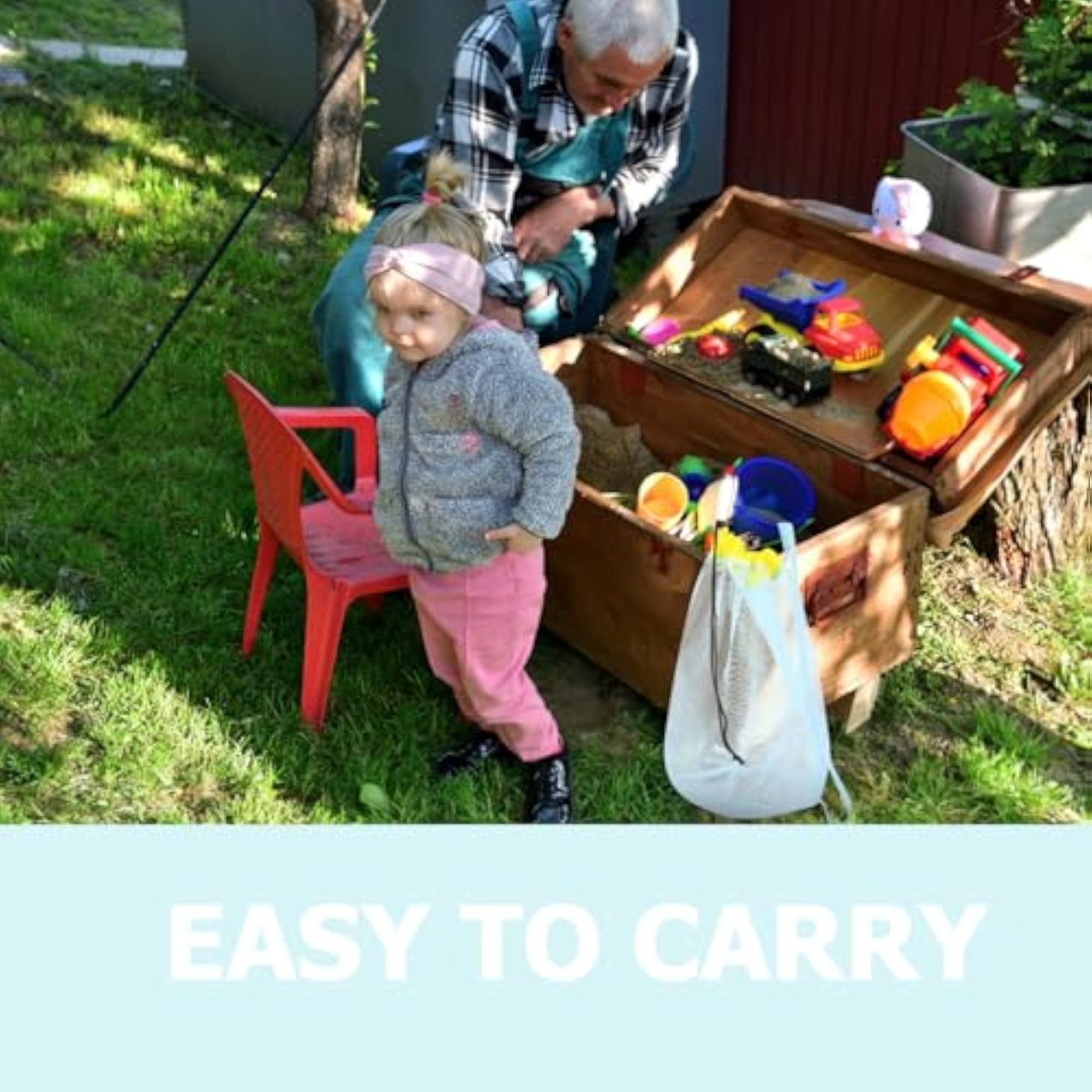 Sandbox Toys Bag Mesh Beach Bag for Kids