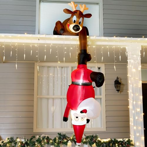 Joiedomi Aufblasbare Weihnachtsdekoration, aufblasbares Rentier und...