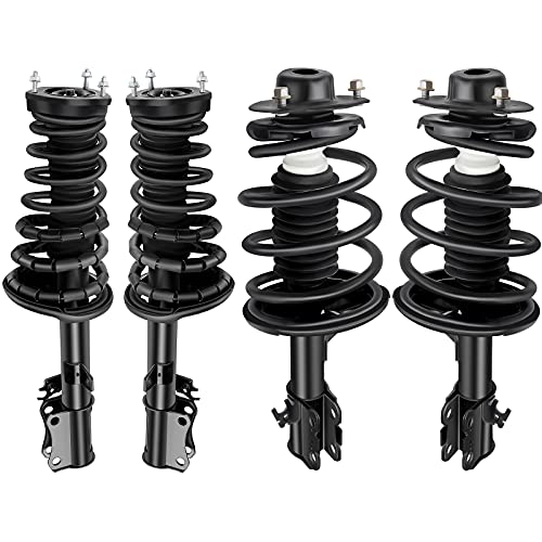 SCITOO Front Rear Complete Struts Coil Springs Set of 4 Replacement for 1997-2001 for Toyota Camry 1997-2003 for Avalon 1999-2003 for Solara 1997-2000 2001 for Lexus ES300 2.2L 2.4L 3.0L V6 FWD