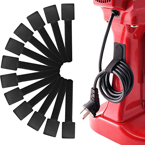 Cord Organizer for Appliances 18 Pack, Cable Organizer Cord Holder for Small Kitchen Appliances, Kitchenaid Stand Mixer Air Fryer Coffee Maker Pressure Cooker (Black)