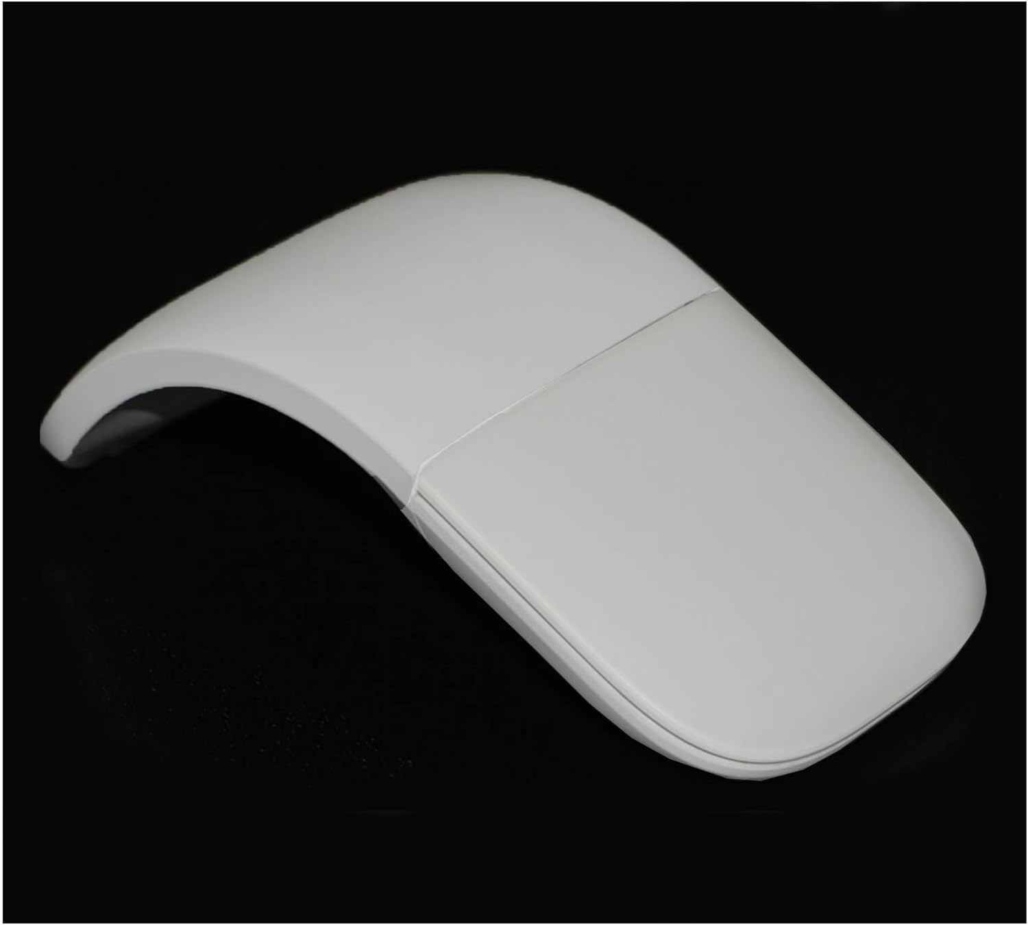 Arc Touch Mouse Compatible with Microsoft Surface MacBook Windows Mac OS Foldable Portable Design White