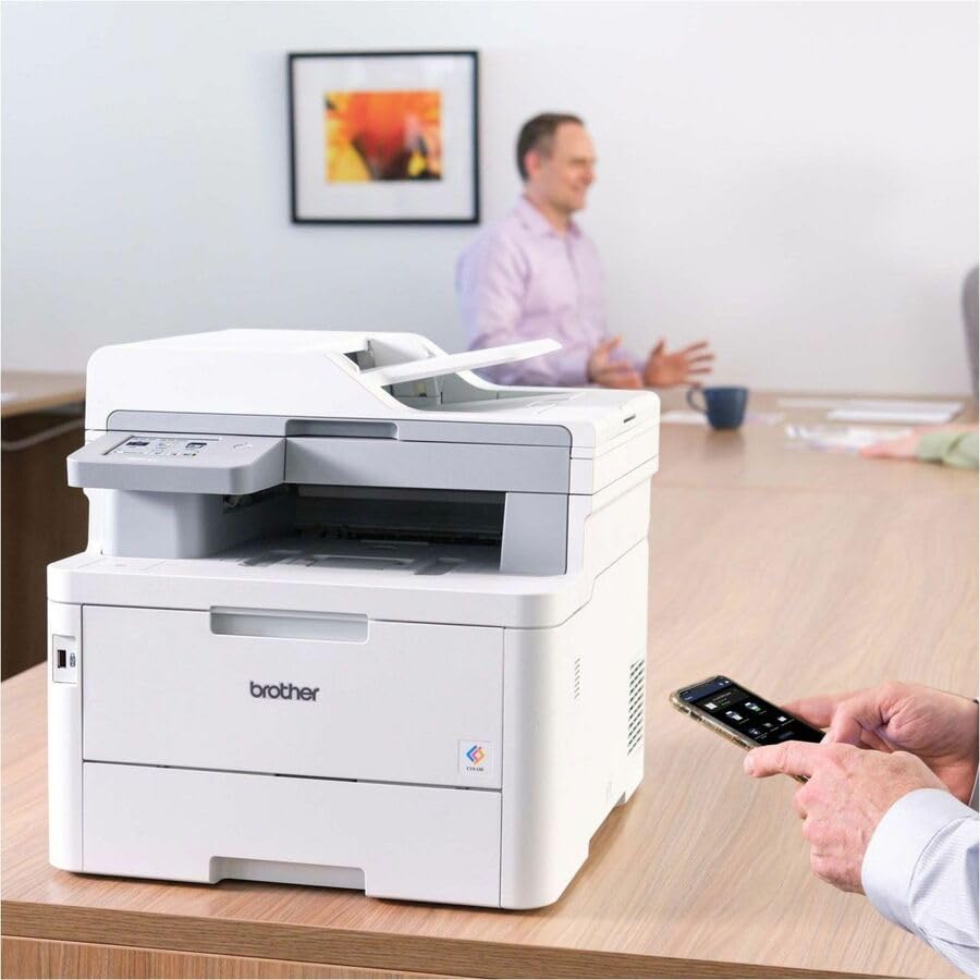 brother workhorse mfc-l8395cdw digital color all-in-one printer with wireless networking and duplex print scan and copy
