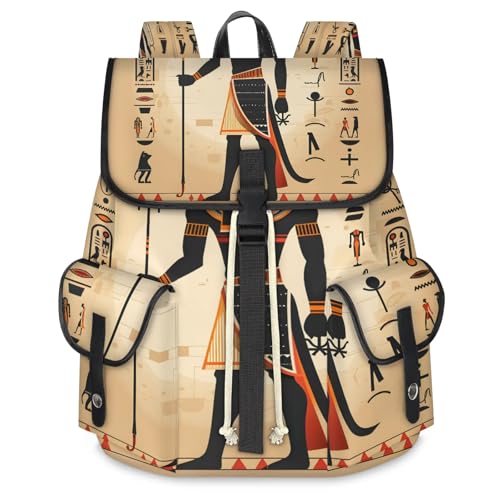 TropicalLife Old Ancient Egyptian Travel Laptop Backpack for Men and Women, Lightweight Computer Casual Daypack Backpacks Nurse Teacher Gym Hiking Work Bag