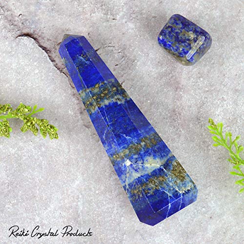 Pierre lapis-lazuli crayon obélisque pour harmoniser votre espace zen