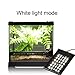REPTI ZOO Terrarium Light Day and Night Mode Reptile LED Light Hood for Reptile Terrarium White Light and Blue Light Fit for Different Pet Habits