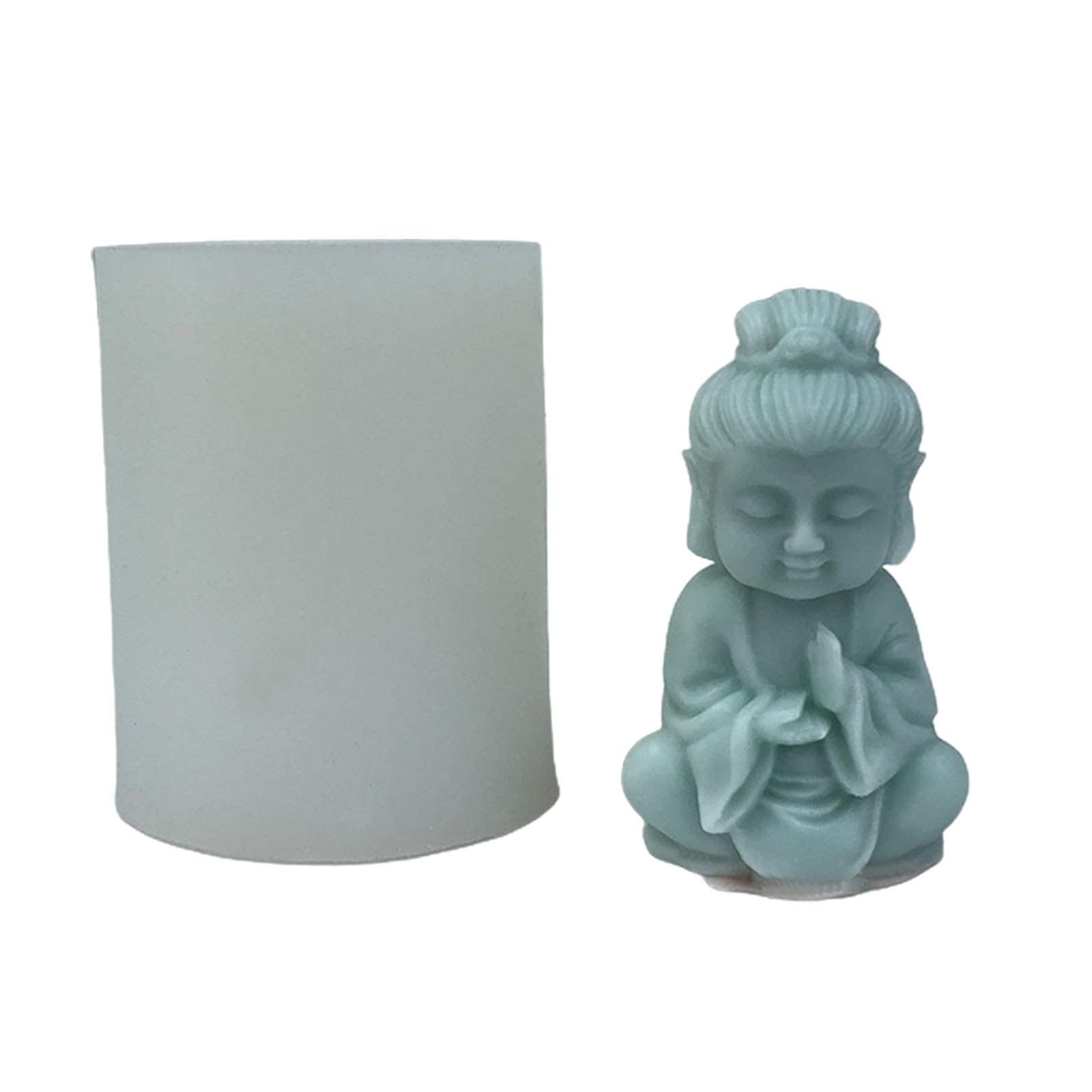Stampi In Silicone Per Candele Buddha 3D - Set Da 2, Per Candele, Saponi, Resina E Gesso, Riusabili E Facili Da Usare