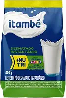 Leite em Pó Desnatado Instantâneo Itambé Vitaminas 500 GR