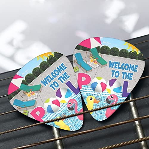 Pack de 12 médiators Flamingo et piscine médiators pour guitare électrique guitare acoustique diverses guitares - Les Beatles, Paul McCartney, John Lennon, RIngo Starr, George Harrison Pack de 12 médiators Flamingo et piscine médiators pour guitare électrique guitare acoustique diverses guitares – Image 7