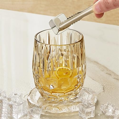 Vasos para beber de cristal transparente ideales para servir té frío en la terraza 5