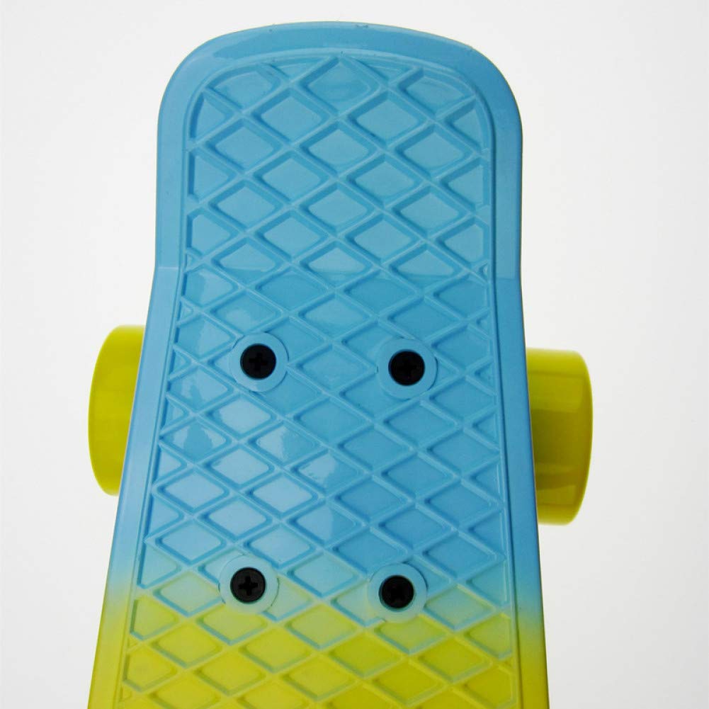 Skateboard 22 inches Complete Retro Style Plastic Board Comes Complete Cruiser Penny Board for Teens Adults Beginners Girls Boys Kids