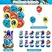 PINUO Finding Nemo Birthday Decorations,Finding Nemo Themed Party Decorations,Finding Dory Party Favors Supplies Gifts Room Decor,Banner Balloons Cake Cupcake Toppers