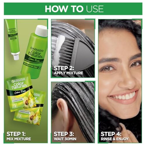 Image of Garnier Color Naturals Ultra Shade 6.62 Cranberry Red, 55ml + 50g