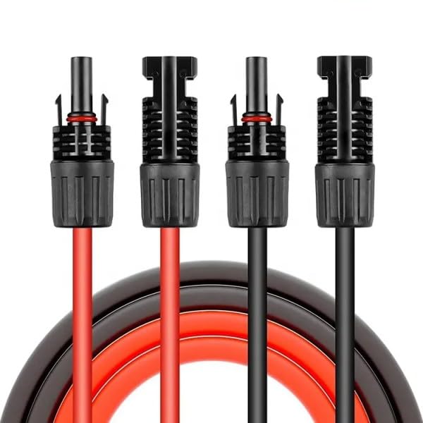 10x doitBau Verlängerungskabel Set 4mm² 2x 2m H1Z2Z2-K für Solarmodule Solarkabel Solarsteker MC4 Solar beidseitig schwarz rot mit Stecker PV Photovoltaik