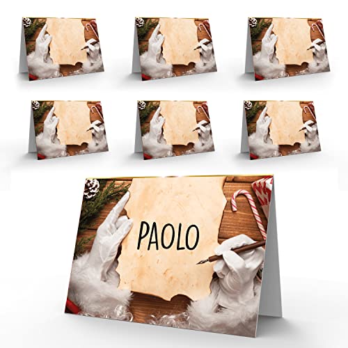 Letterina da Babbo Natale come Segnaposto Natale per una tavola reale 👸 🤴 - Le migliori decorazioni natalizie per tavola, gli invitati si sentiranno speciali per un banchetto reale, organizza le festività al meglio, grazie ai cartellini natalizi potrai organizzare in anticipo la tua tavola di Natale!