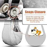 TOMKAS-Dog-Sling-Carrier-for-Small-Dogs-pet-slings-with-extra-pocket-storage-sling-with-storage-pocket