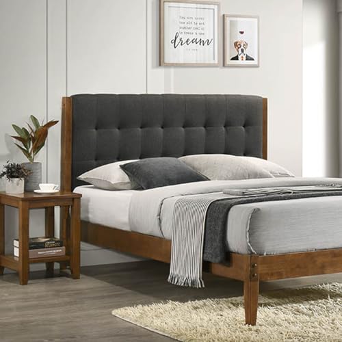 Listado de Cabecera Queen disponible en línea para comprar. 50 MOBI Cabecera Matrimonial Capitoneada Gala – Respaldo Acolchado de Tela Color Gris Oscuro - Largo 147cm x Alto 110cm – Recamara