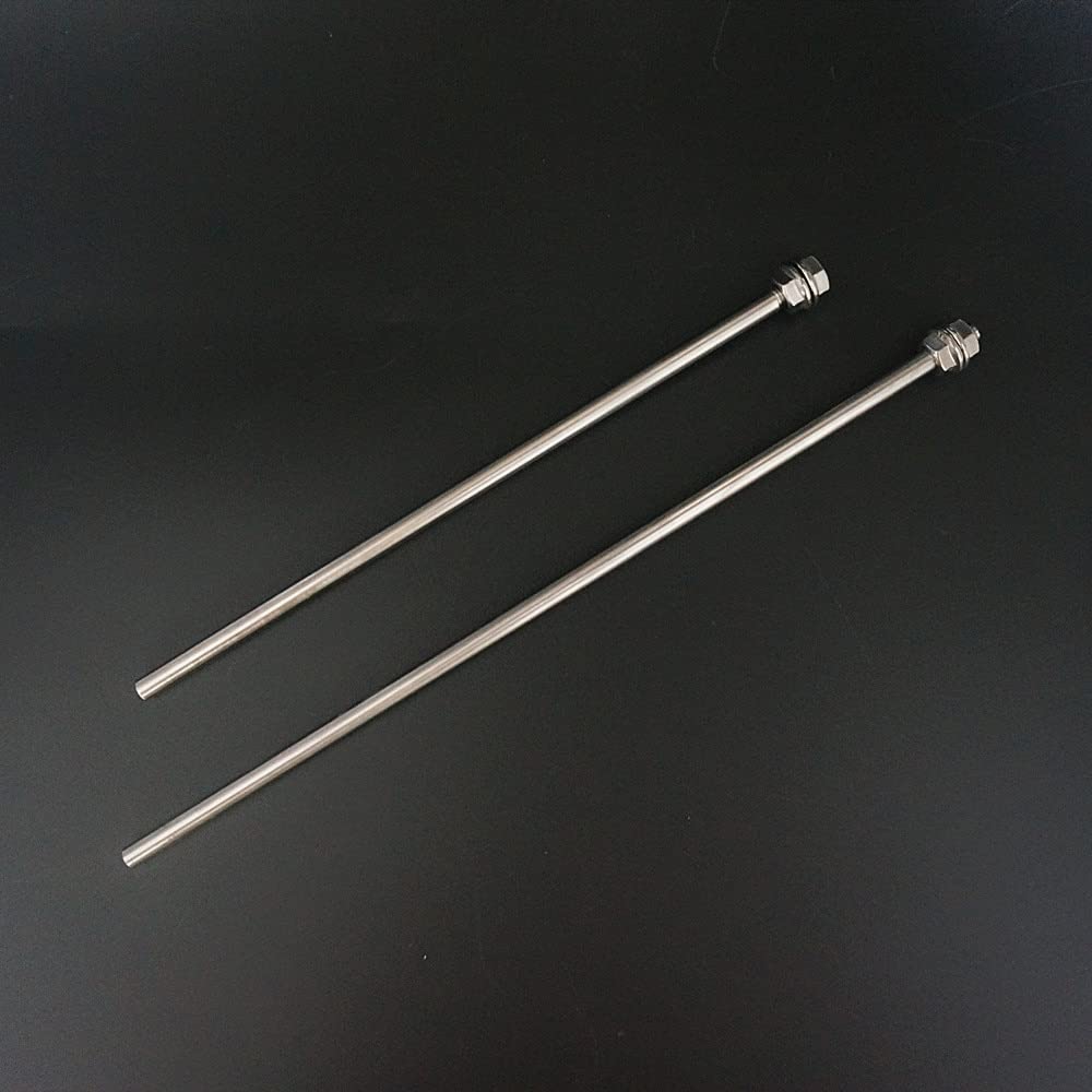 Varilla de agitación superior, Varilla mezcladora de acero inoxidable for agitación y dispersión de laboratorio, accesorios for agitadores, varios tamaños.(10x400mm)