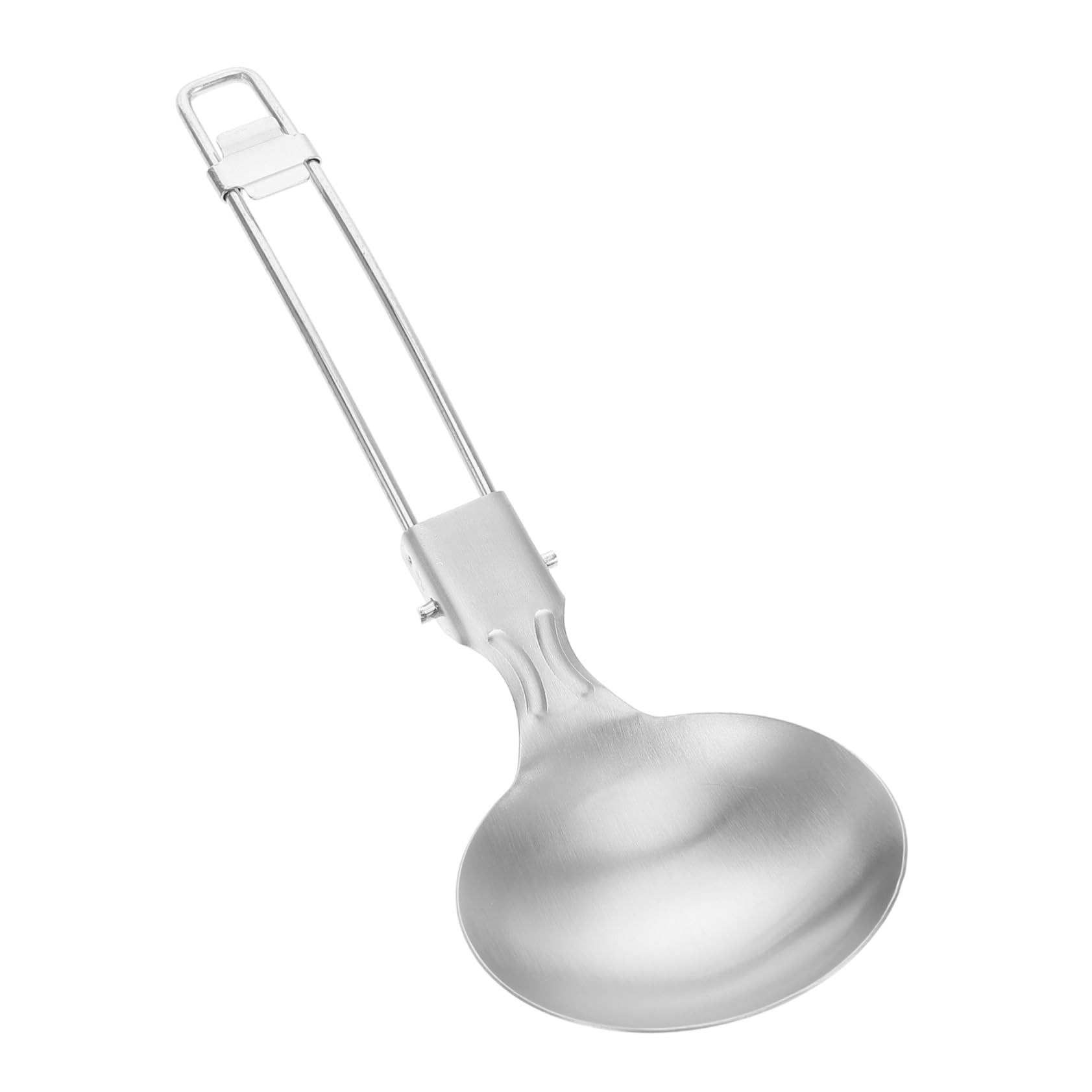 BESPORTBLE Stainless Steel Soup Ladle Ergonomic Cooking Utensil for Camping Travel Backpacking Compact Design for Durable Versatile Outdoor Cookware