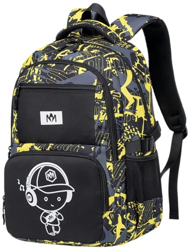 Bluboon Kids Backpack Boys Camo