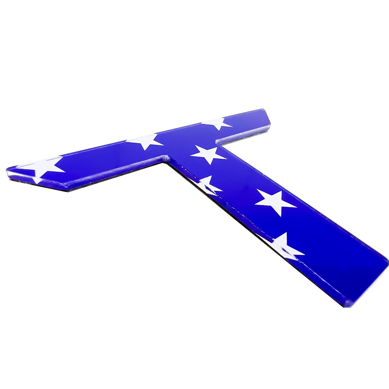 3D Raised ABS Plastic Tailgate Emblems for 2014-2021 Accessories Inserts with Strong Adhesive (American Flag)